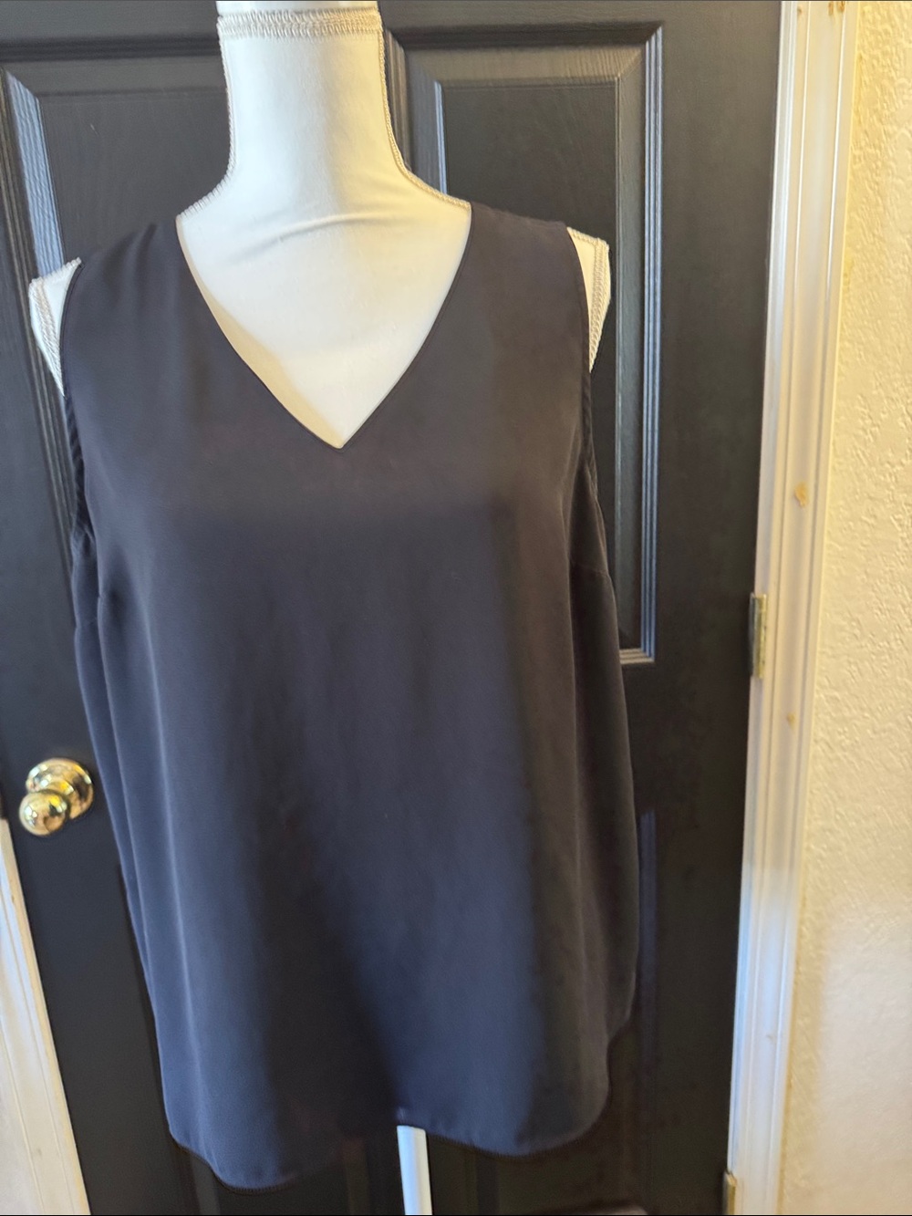 Nine West Black Sleeveless V-Neck Camisole